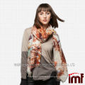 New Fashion Lady Floral Wool Scarf